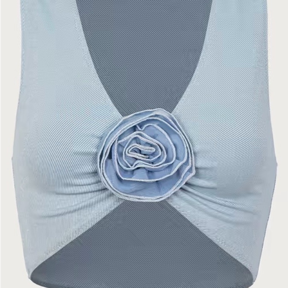 Same Los Angeles- Rose Tank Denim Swim
